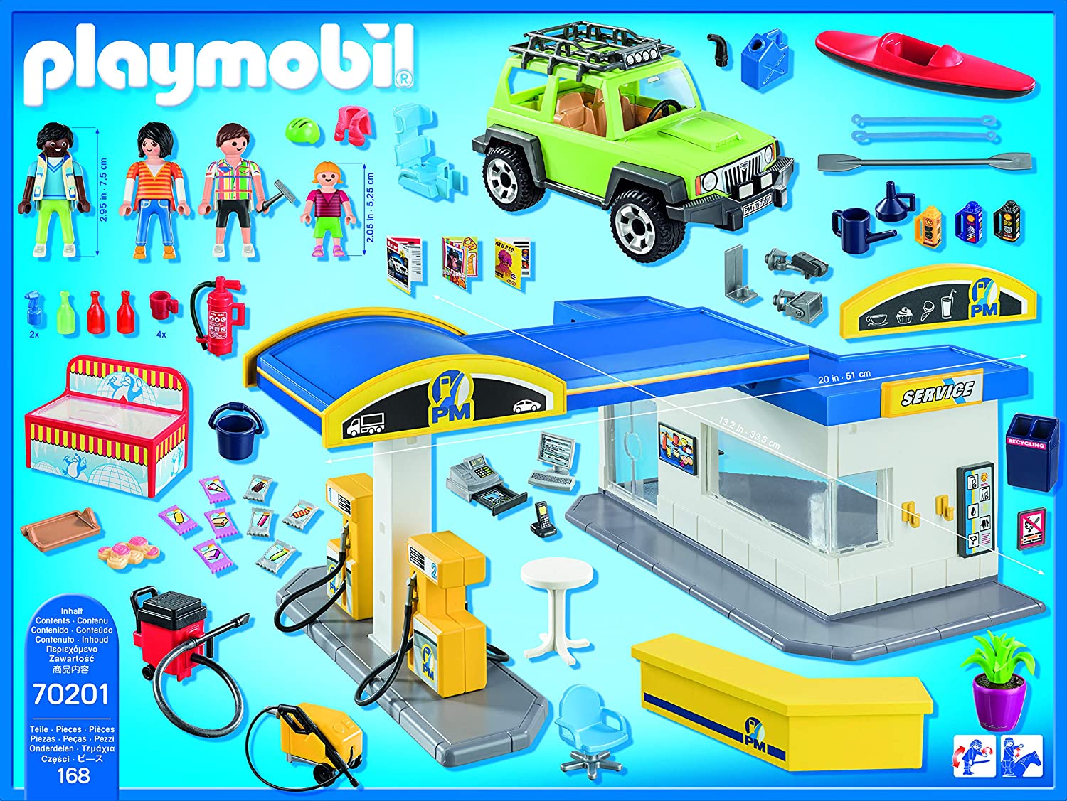 Playmobil Gas Station 70201 - Best Educational Infant Toys stores Singapore